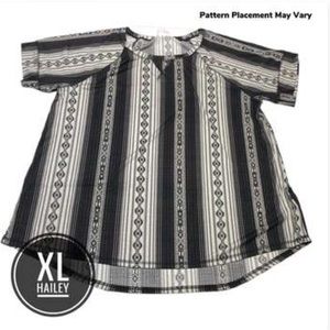 LulaRoe Hailey Black Aztec